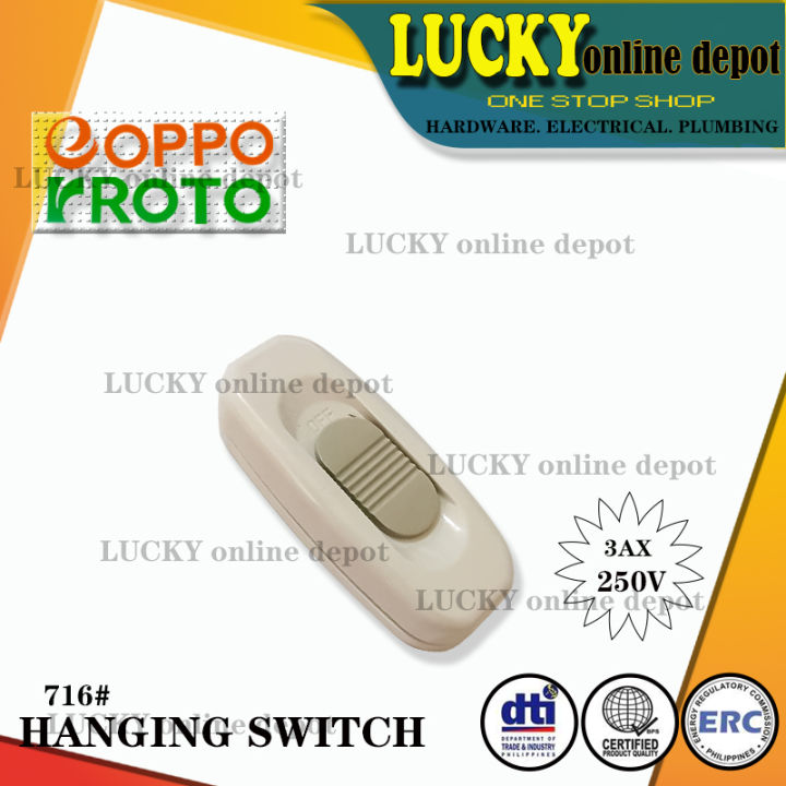 716 HIGH QUALITY HANGING SWITCH ( WHITE )