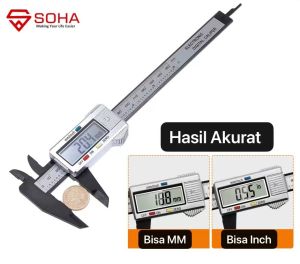 TK-05 Calliper Digital Pengaris Ukur Elektronik Jangka Sorong Digital Sigmat Digital Electronic Sketmat Vernier Caliper 150mm / Kaliper Lcd Screen Ala Pengukur Digital