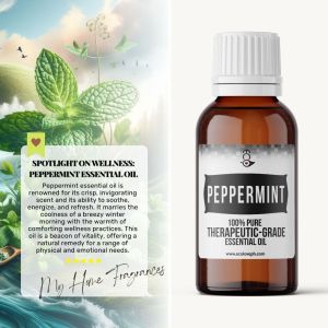 My Home PEPPERMINT Essential Oil Natural Therapeutic Grade Organic Pure Vegan Asteria Luxe Wowhappy