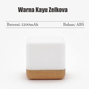 Lampu Tidur Cubic Flip Timer Night Light Lampu Hias LED