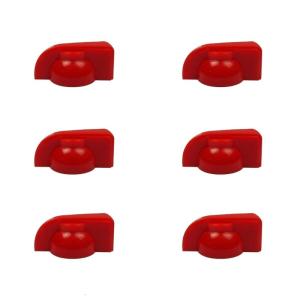 6Pcs Potentiometer Knob Caps Strong Plastic Guitar Volumes Control Tone Knobs Replacement Guitar Amplifier Knobs