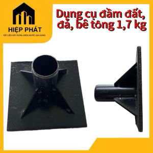 Dụng cụ đầm đất đá bê tông đầm nền xây dựng kích thước 16cmx16cm trọng lượng 1.7kg