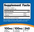 Nutricost Caffeine with L-Theanine 240 viên - Tăng Cường Tập Trung Tỉnh Táo, Giảm Căng Thẳng Mệt Mỏi. 