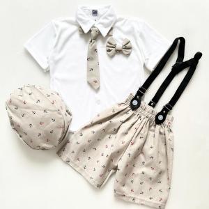 BEN TUXEDO SUIT Baju Celana Topi Dasi Suspender Stelan Pakaian Anak Cowo Lucu Murah Terlaris Cod Babee Baby Shop