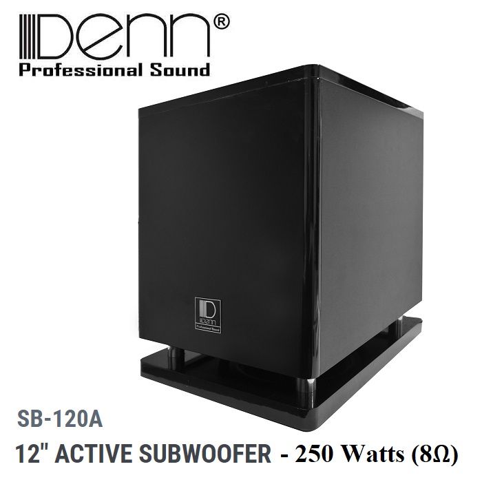 DENN SB-120A (SB-12A) Active Subwoofer - 12" | Lazada