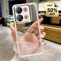 Casing for Itel P65 4G P 65 ItelP65 2024 New Lens Camera Protection Transparent Shockproof Thin Square Edge Soft TPU Silicone Clear Phone Case Cover. 