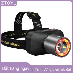 ZTOYL GUCHEN Siêu sáng Led cảm biến Đèn pha USB có thể sạc lại đèn pha phía trước dẫn đầu ánh sáng với được xây dựng trong pin cắm trại câu cá đèn lồng
