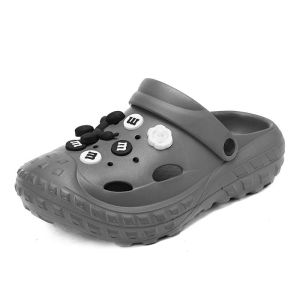 Sesame Street Clog Shoes For Women New Summer Style Thick-Soled Non-Slip Trendy Office And Beach Closed-Toe Sandals For Men