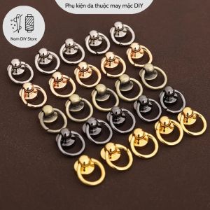 Đinh Tán Đầu Trù Khoen Tròn Chui Vặn Chất Hợp Kim Nguyên Khối Phụ Kiện Làm Đồ Da Túi Xách Thủ Công Handmade DIY