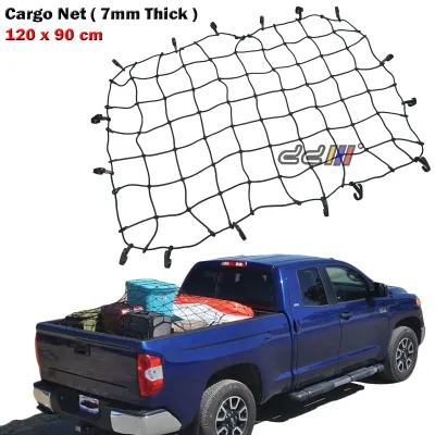 4x4 Cargo Net Luggage Rack Pickup Bed RV Camping Motor Helmet Motorsikal Jaring Beg Topi Hilux Navara Triton Ranger Dmax