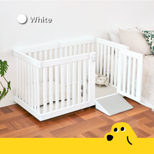 LLC คอกสุนัข Takemehom รุ่น Mobile Double ขนาด(รวมล้อ) W136xD71xH75.4 cm มีล้อ MDB