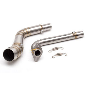 สลิปออนสำหรับ YAMAHA NMAX 155 N MAX 155 N-MAX 155 รถจักรยานยนต์ท่อไอเสียท่อด้านหน้าท่อไอเสียกลาง Link Slip-On สกู๊ตเตอร์เต็มระบบคอ Link ท่อ NMAX 125 Nmax V1 V2 nmax v2.1