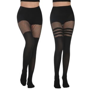 RJQFNG  Fishnet Stockings Sweater Socks Goth Style Pantyhose High-Quality Web Fishnet Tights