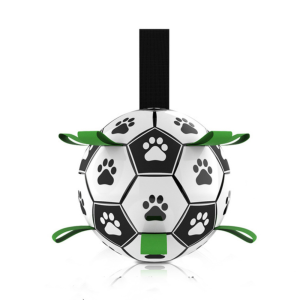 Dog Toy Interactive Pet Football Toys with Grab Tabs Dog Outdoor training Soccer Pet Bite Chew Balls for Dog accessories