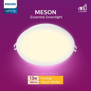 Philips Lampu Panel LED Downlight - 59464 Meson 125 13W 3000K Kuning