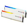 32GB (16GBx2) DDR5 5200MHz RAM (หน่วยความจำ) G.SKILL RIPJAWS M5 RGB (INTEL XMP) (MATTE WHITE) (F5-5200J4040A16GX2-RM5RW). 