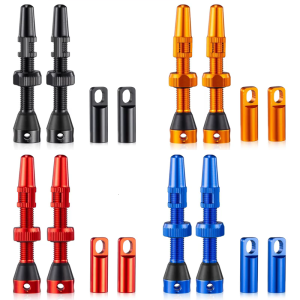 Light weight Aluminum Tubeless Valves Universals Bike Valves Tool Tire Repair for Easy Maintenances