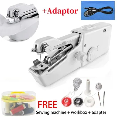 Sewing Machine Handheld Sewing Machine 27 Piece Set Portable Home Quick Splicing Cordless Clothes