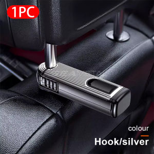 SEAMETAL Car seat backrest hook 360 ° rotating mobile phone bracket hook foldable storage hook hidden hook car interior accessories