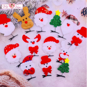 Kẹp tóc Noel cho bé chủ đề GIÁNG SINH cài tóc dễ thương Shop Mẹ Sam