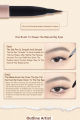 VEECCI Double Head Eyeliner Gel Pen Waterproof And Sweat Resistant. 