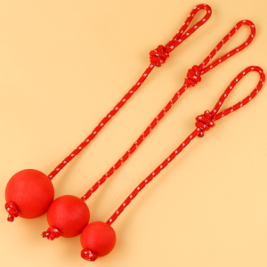 Đồ chơi cho Chó bóng kèm dây thừng rèn luyện thể lực (mẫu mới) - Hara Pet Store