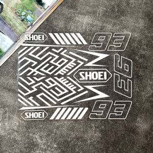 Xe máy Cá Mập Mũ bảo hiểm miếng dán trang trí shoei LS2 93 cá nhân thô cung cấp cho bạn cánh đầy đủ Mũ bảo hiểm sửa đổi Sticker Đề-can chống thấm nước