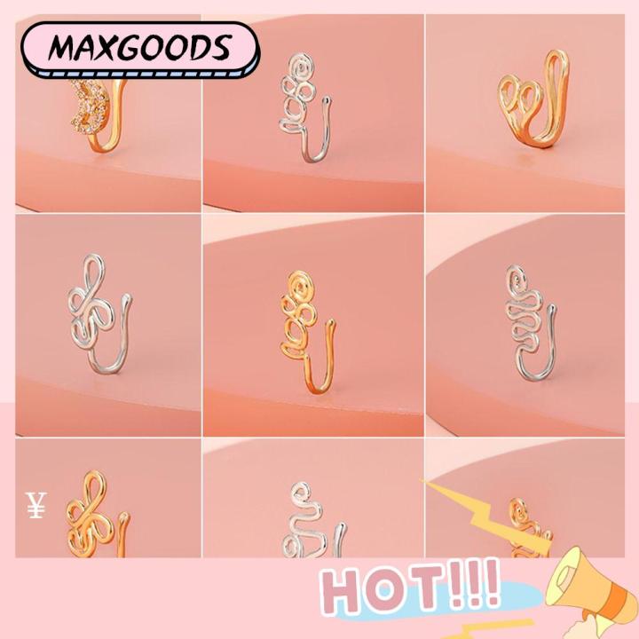 1 x African Nose Cuff African Nose Cuff NonPiercing, Clip On Nose Ring