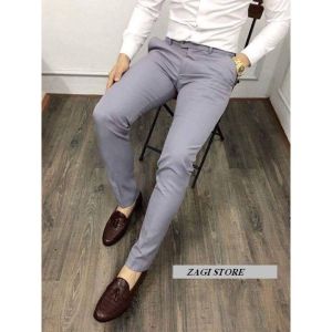 Quần tây nam ống côn dáng body vải co giãn cao cấp công sở đi học đi tiệc đi chơi