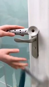 Amoki Silicone Door Handle Cover Anti-Collision Anti-Slip Noise Reduction Protector Bedroom Bathroom Pull