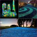 Suomi 3-13mm Luminous Sand Stone Glow In Dark Home Pebbles Stone Path Outdoor Yard Fish Tank Decorations. 