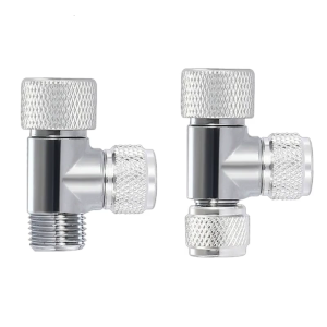 Aquarium CO2 Bong Bóng điều chỉnh khuếch tán kim vòi điều chỉnh một đầu hai đầu cho bể cá CO2 Đồng hồ đo áp suất