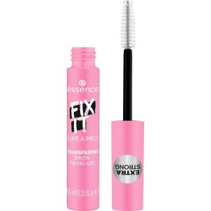 essence Fix It Like a Pro Brow Fixing Gel Long-Lasting Strong Hold Clear Shapes & Sets Brows All Day Laminated Look No Flaking or White Residue Fast Drying Vegan & Cruelty Free