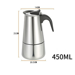 Stainless Steel Moka Pot European Style Italian Stovetop Espresso French Coffee Maker