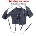 【New arrival】 Lingerie Straitjacket With Crotch Strap Sm Games Straight Jacket Harness Slave Role Gimp Costumes. 