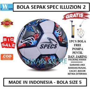 Bola Sepak Spec Illuzion 2 - Bola Kaki SPEC Official - Bola Spec Original Liga 1 - Bola Spec Asli - Bola Spec Speks Illusion Ilusion 2 - Bola Official Liga 1 bola sepakbola original
