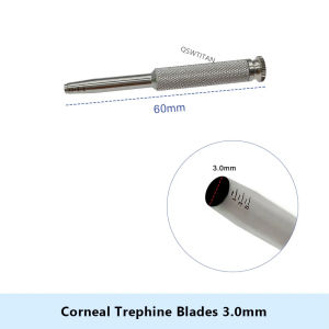 Corneal Trephine Blades 2.5mm-6.0mm Diameter 1pcs Ophthalmic Surgical Instruments Stainless steel