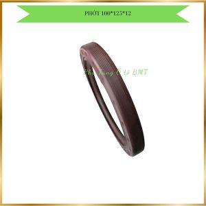 Phớt chắn dầu (oil seal) đuôi trục cơ 490QB 4108 đuôi cá hộp số 4.5 tấn 6 tấn. Thông số 100x125x12 2 lò xo