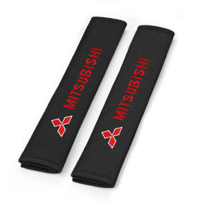 【COD&Ready Stock】2pcs Car Seat Belt Pads Shoulder Sheath Universal Car Seat Belt Cover black Cotton Car Shoulder Protector Strap Pad Cushion Cover for Mitsubishi Car Seat Belt Shoulder Pads Strap Harness Covers Shoulder Pad Seat Belt Cover
