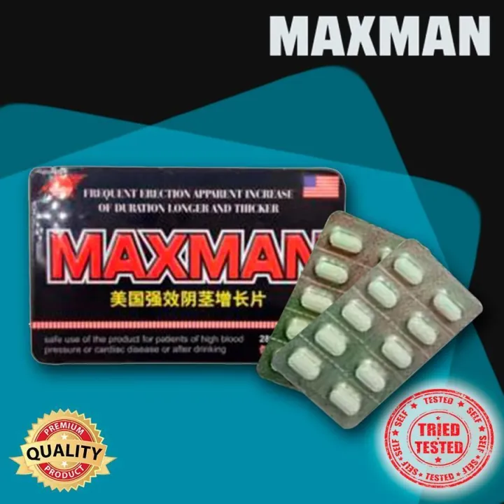 AUTHENTIC Maxx man FOR MEN enhancement food supplement batch tablet for ...