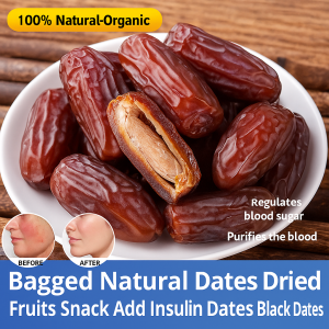 Sugar Free Black Dates Natural Insulin Snacks Zero Added Low Glycemic Dried Fruits Seedless Thick Fleshed Dates With Controlled Sugar Content