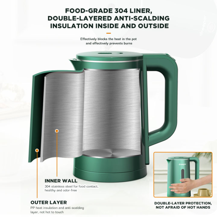 Dreepor%202L%20Fast%20Boiling%20Electric%20Kettle%20Double%20Layer%20anti-scalding%20Automatic%20Heat%20Preservation%20Kettle%20-%20Image%204