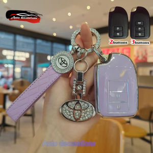 Toyota YARIS VIOS car key case silver edge for Toyota yaris ativ key covers for Toyota keychain for Toyota key case