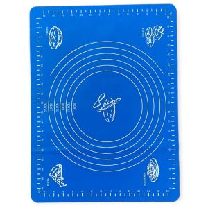 Alas Adonan Tatakan Rolling dengan Silikon Anti-Lengket Baking Mat Talenan Giling Gilas Kue Roti Pizza Fondant Silmat Kneading Pad Anti Lengket