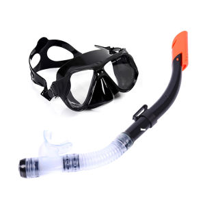 (dalam Stok，COD) SNORKEl SNORKLING ALAT SELAM DIVING ORIGINAL PVC KARET MASK SNORKLE SET BERKUALITAS TIPE 017-2300 Diving Equipment