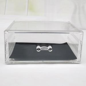 Shopclassyshop Multifunctional Lipstick Storage Box Desktop Makeup Drawer Organizer Lip Gloss Eyeshadow Makeup Transparent Dustproof Storage