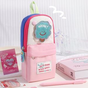 CuddleCove Pencil Pouch Small Schoolbag Star Pencil Case Organizer Bag Student Large Capacity Stationery