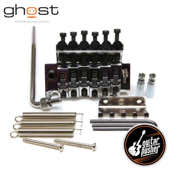 Graphtech Ghost LB63 Floyd Rose Bridge W/Piezo Pickup Saddles  