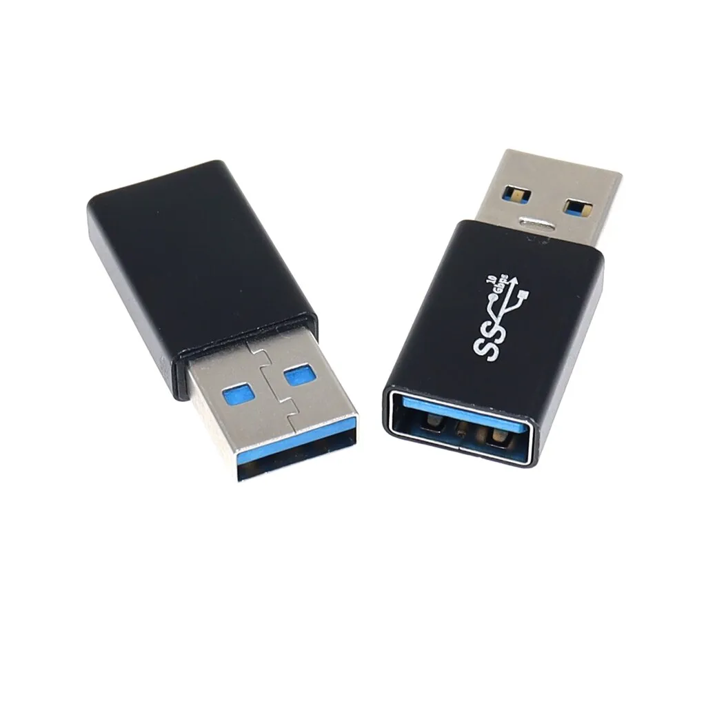 USB 3.0 Connector Converter USB 3.0 Type A Female to Male Plug Adapter Converter Extension Cable Plug Connector