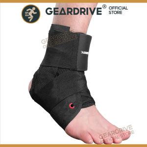 GEARDRIVE Ankle Brace For Women And Men Sprained Support Achilles Tendon Sprain Injury Recovery Lace Up Running Basketball Volleyball